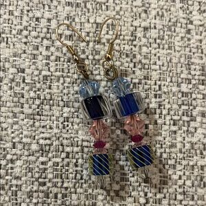 Elegant Multicolor Beaded Earrings